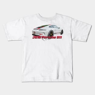 2016 Porsche 911 R Coupe Kids T-Shirt